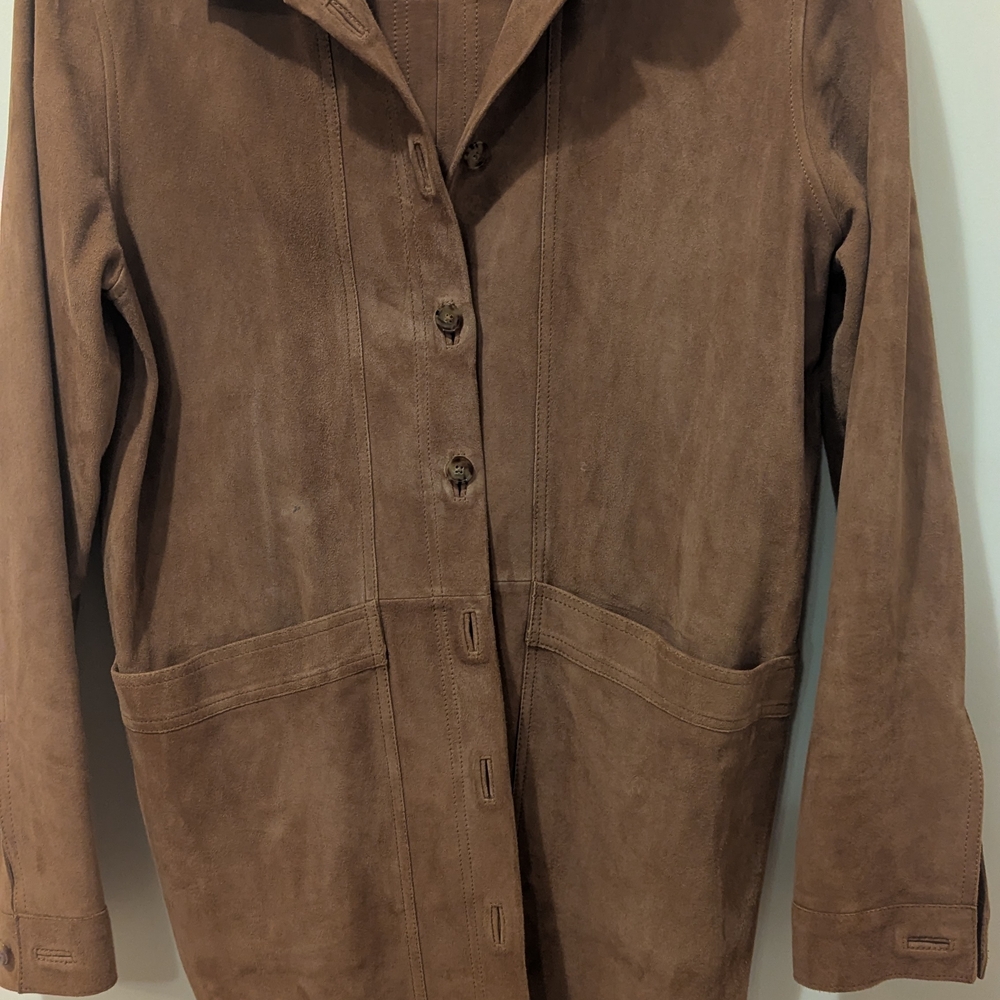 Sezane Will Jacket Suede